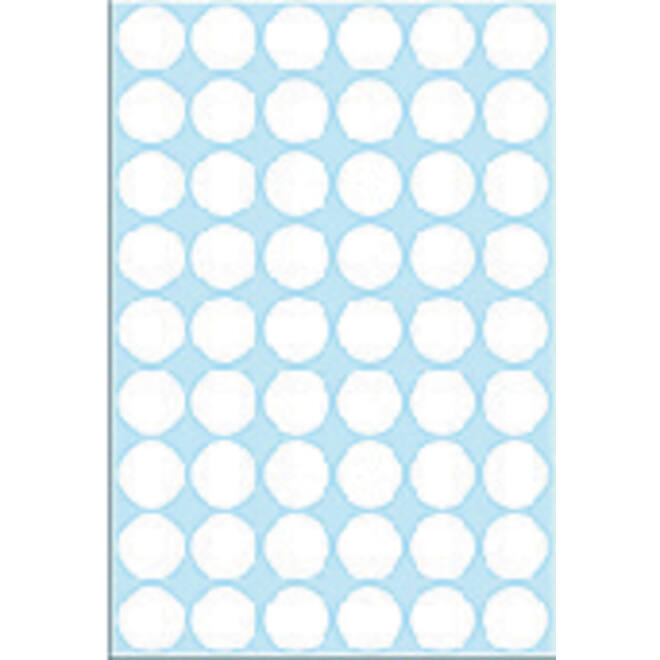 Etiket HERMA 2240 rond 16mm wit 1728stuks