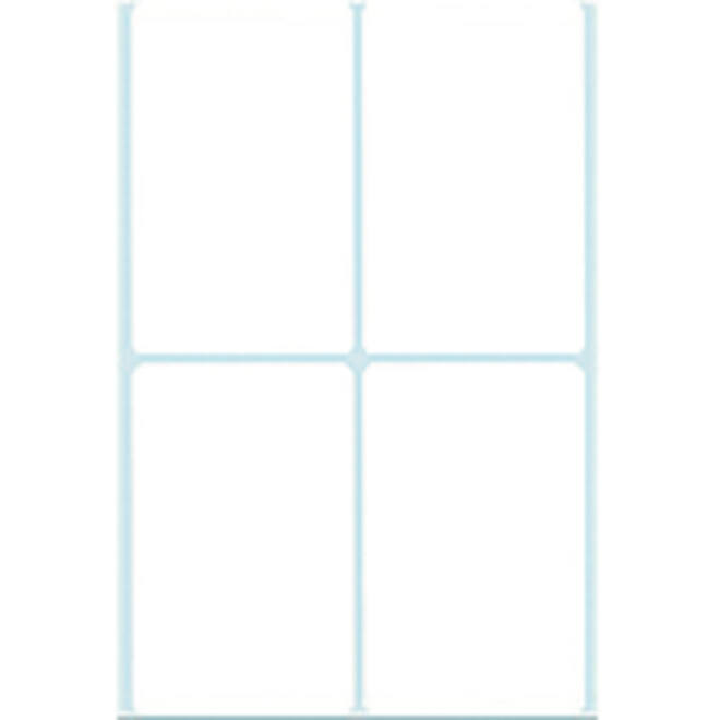 Etiket HERMA 2490 52x82mm wit 128 stuks