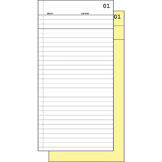 Commissieboek Expres SI-30020 210x105mm 50x2vel