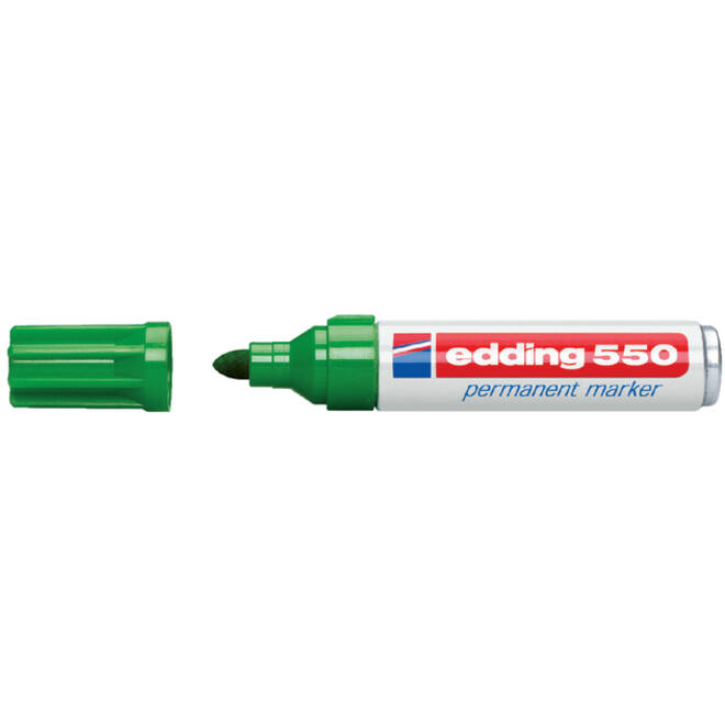 Viltstift edding 550 rond 3-4mm groen