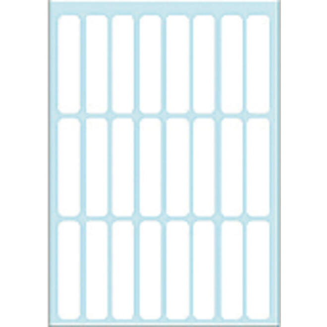 Etiket HERMA 3724 8x36mm wit 168 stuks