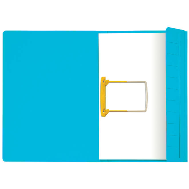 Combimap Secolor folio 1 klep recycled 250gr blauw