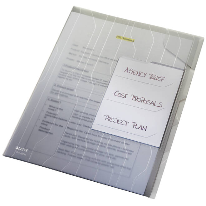 Combifile Leitz 4729 sorteerzichtmap A4 PP transparant
