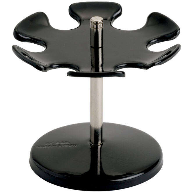 Stempelhanger MAUL rond 6-delig metaal Ø8.5cm zwart
