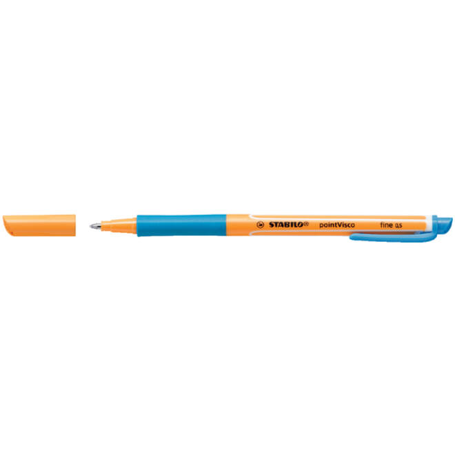 Rollerpen STABILO PointVisco 1099/51 fijn azuurblauw
