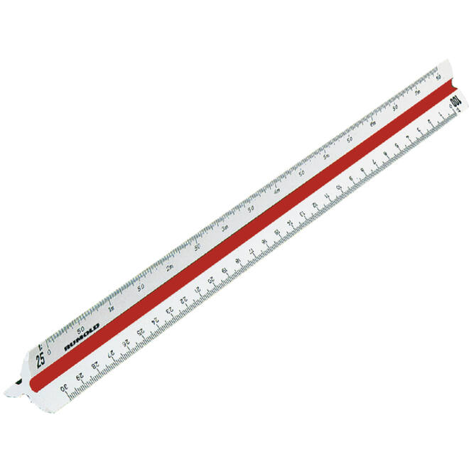 Schaalstok Rumold 150/30 2 1:20/25/33.33/50/75/100