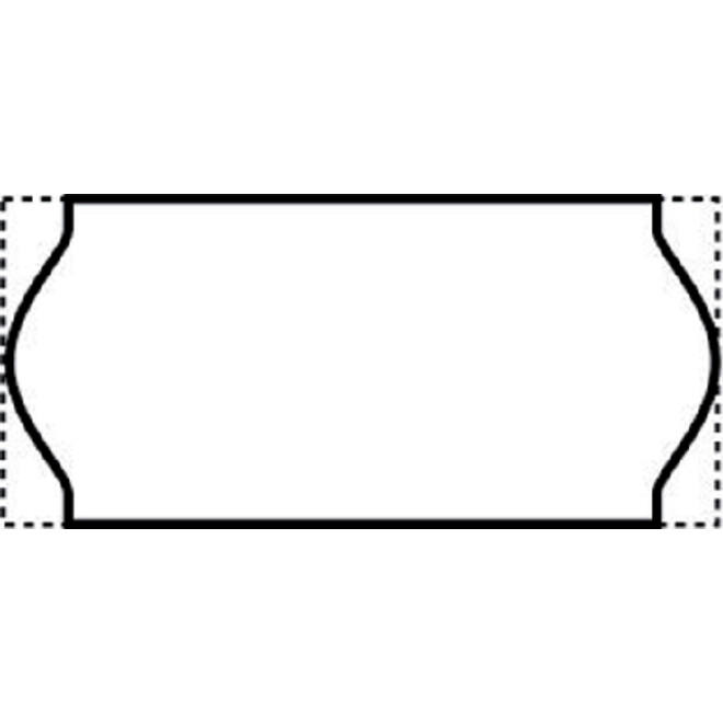 Prijsetiket 12x26mm Sato Samark permanent wit