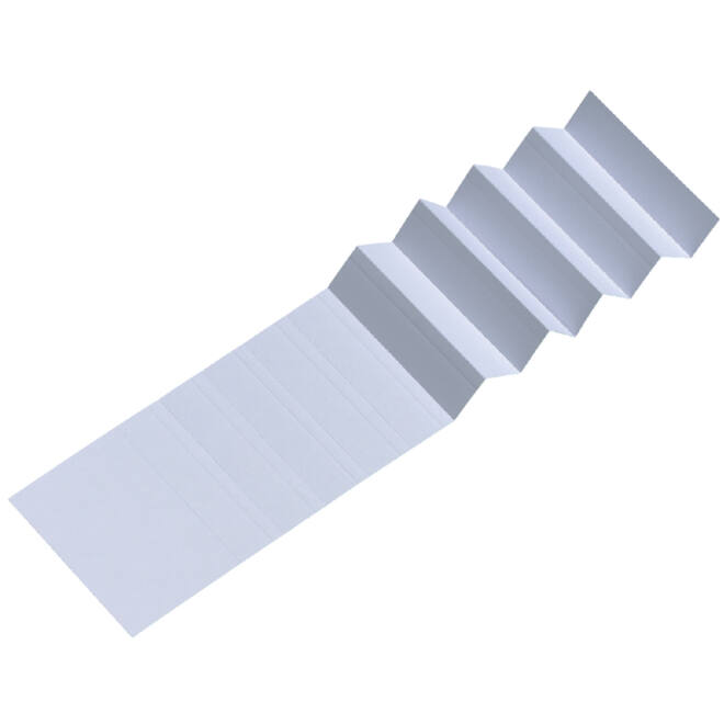 Ruiterstrook voor Djois Alzicht hangmappen 65mm wit 25 stuks