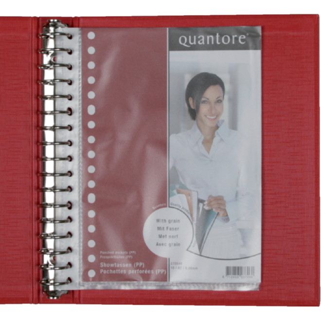 Showtas Quantore A5 17-gaats PP 0.06mm nerf 10 stuks