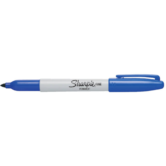 Viltstift Sharpie rond fijn blauw
