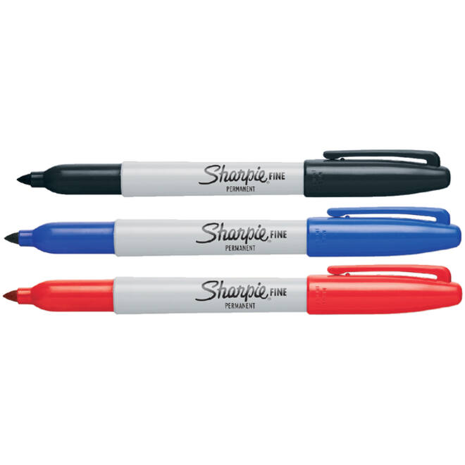 Viltstift Sharpie rond fijn blauw