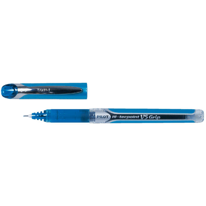 Rollerpen PILOT Hi-Tecpoint V5 Grip fijn blauw