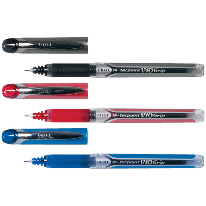 Rollerpen PILOT Hi-Tecpoint Grip V10 breed zwart