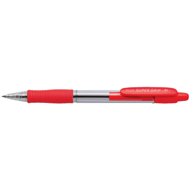 Balpen PILOT Super Grip medium rood