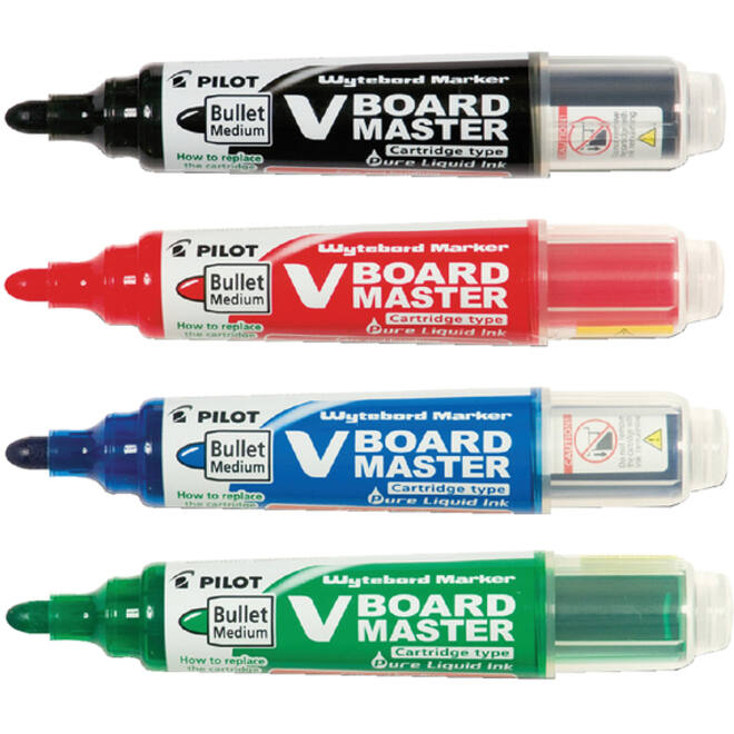 Viltstift PILOT Begreen whiteboard rond medium zwart