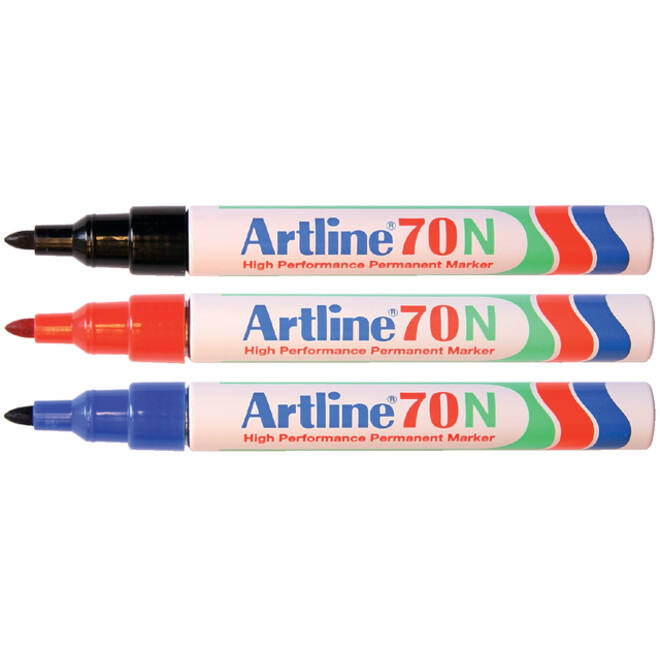 Viltstift Artline 70 rond 1.5mm rood