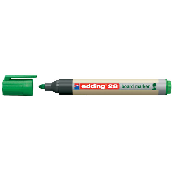 Viltstift edding 28 whiteboard Ecoline rond 1.5-3mm groen