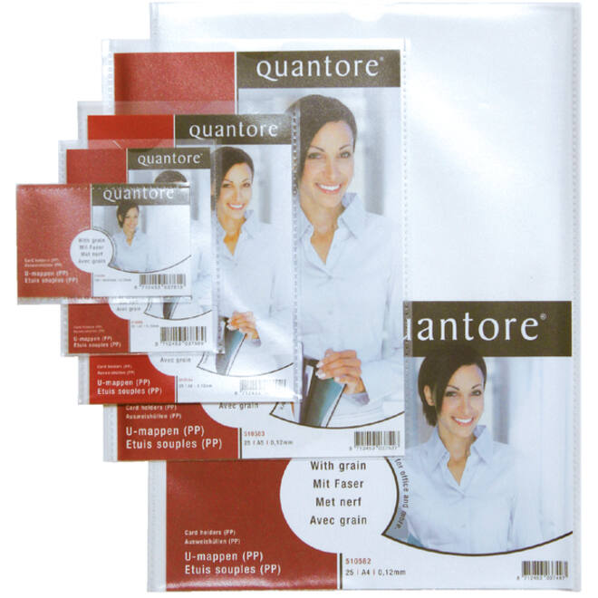 Insteekmap U-model Quantore A5 PP 0.12mm 25 stuks