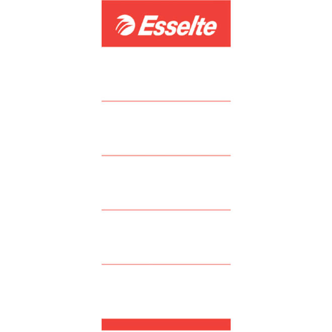 Rugetiket Esselte breed 50x158mm karton wit