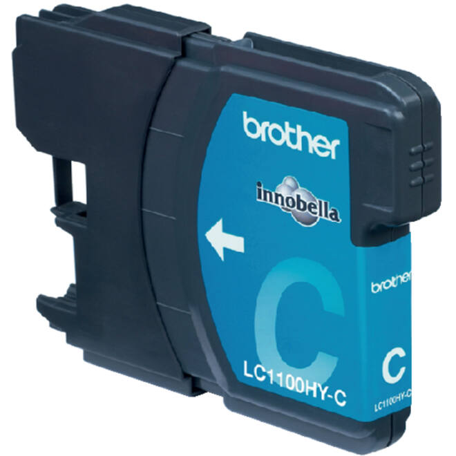 Inktcartridge Brother LC-1100HYC blauw