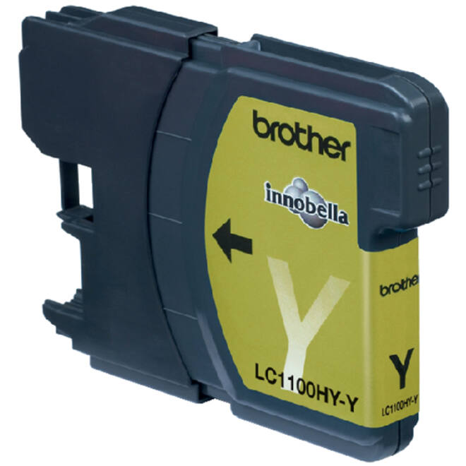 Inktcartridge Brother LC-1100HYY geel