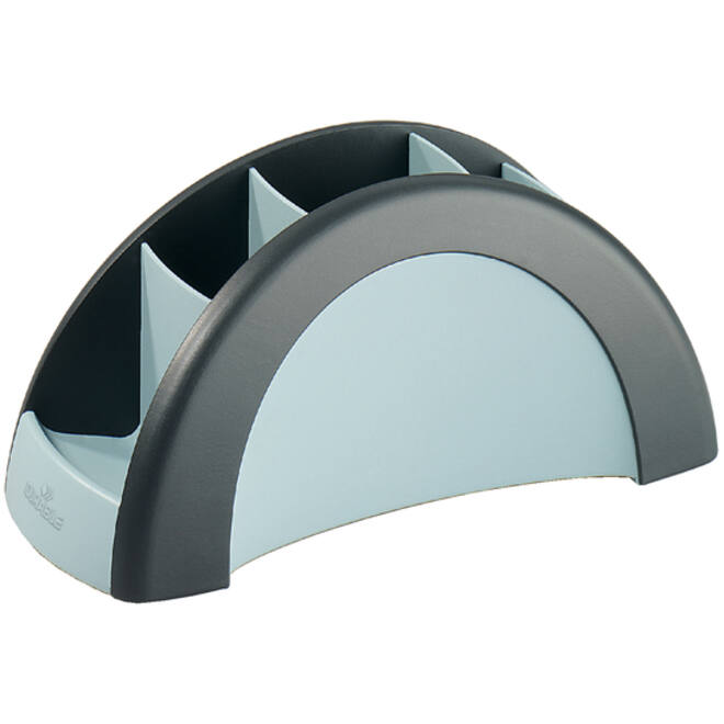 Pennenkoker Durable Vegas 5 vaks zwart/grijs