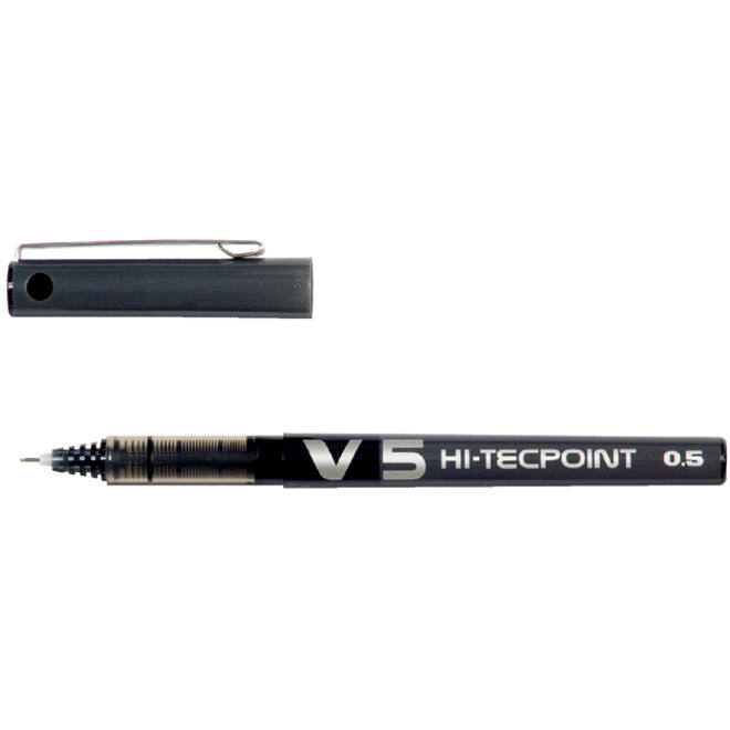 Rollerpen PILOT Hi-Tecpoint V5 fijn zwart