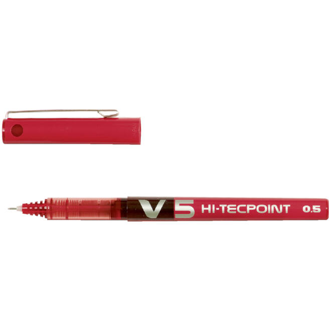 Rollerpen PILOT Hi-Tecpoint V5 fijn rood