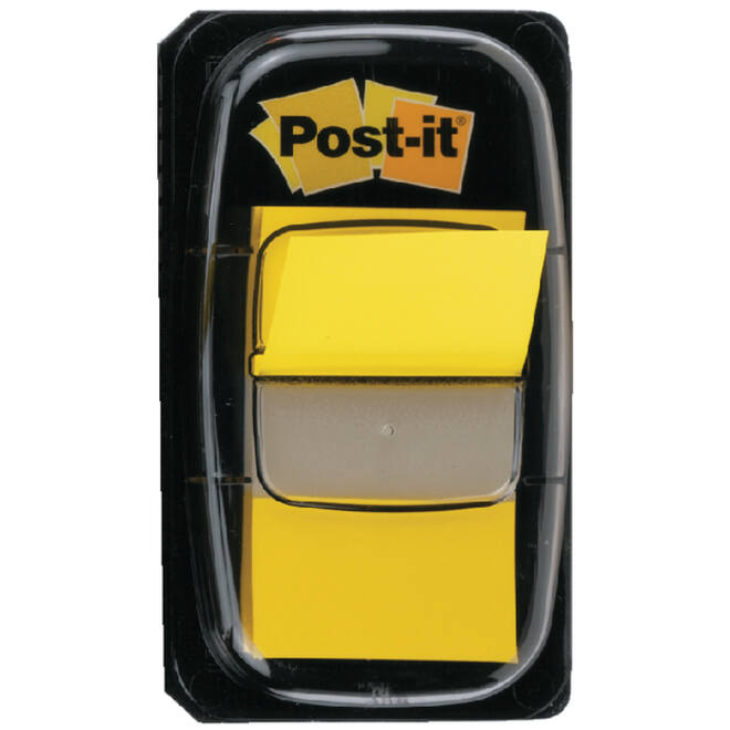 Indextabs Post-it 680 25.4x43.2mm geel 50 tabs