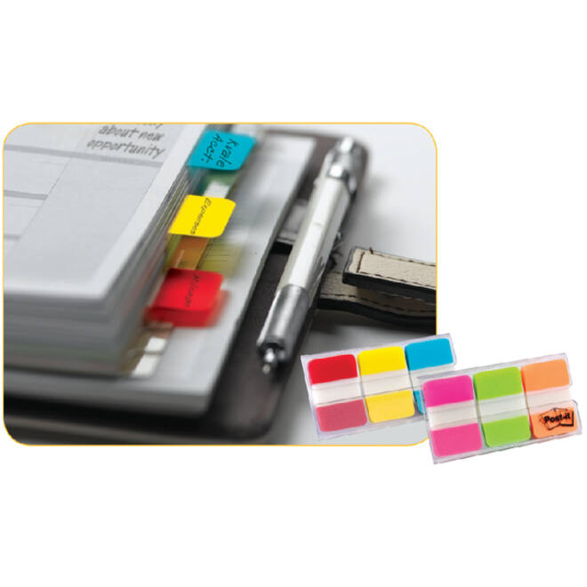 Indextabs Post-it 686GOT 25.4x38mm strong roze en groen 36 tabs