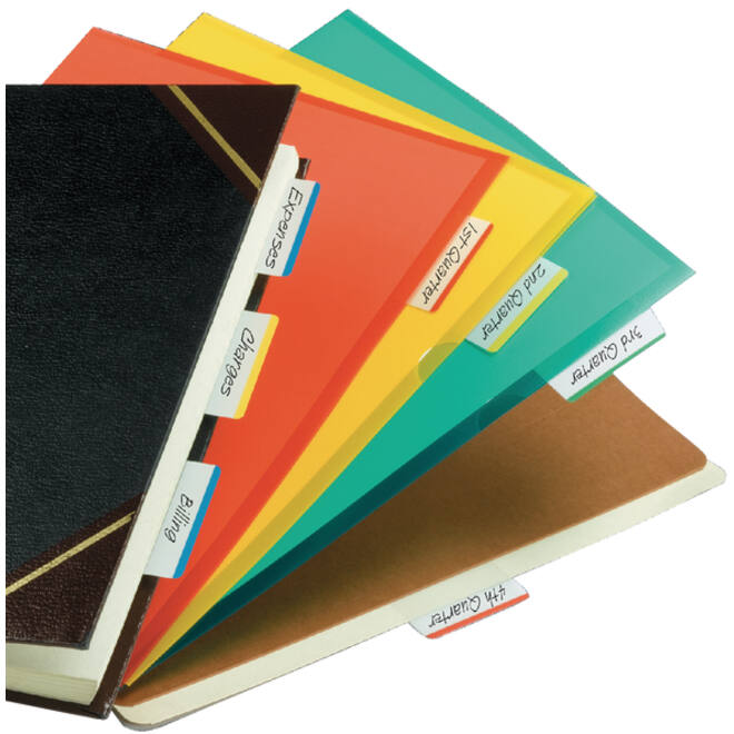 Indextabs Post-it 686A1 38x50.8mm strong gebogen assorti 24 tabs