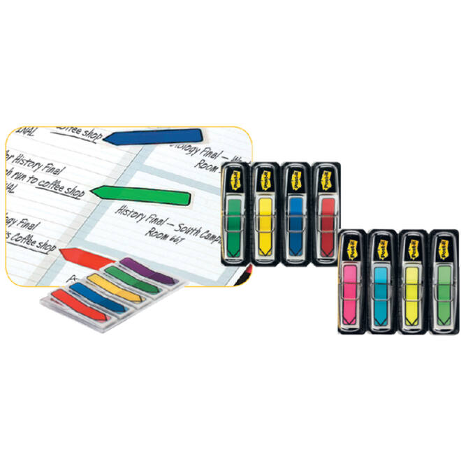 Indextabs Post-it 684 11.9x43.1mm pijl assorti