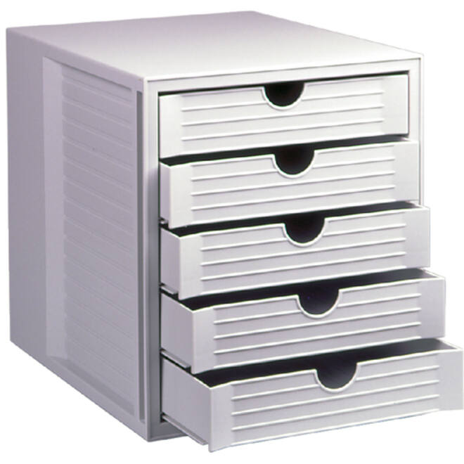 Ladenbox Han 1450 5 laden gesloten grijs