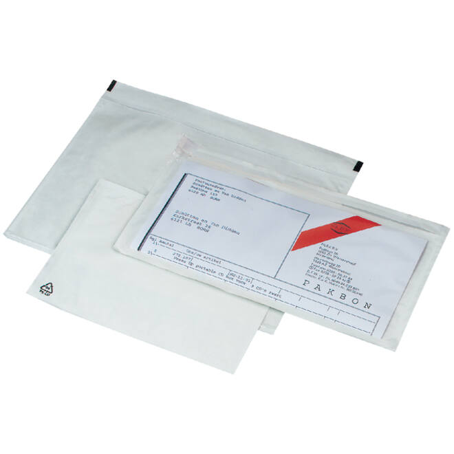 Paklijstenvelop IEZZY zelfklevend onbedrukt 162x122mm 250stuks