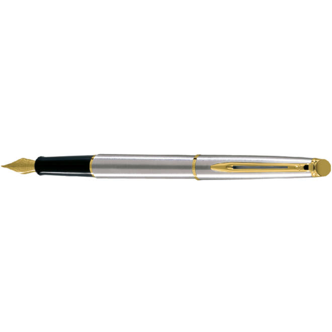 Vulpen Waterman Hémisphère stainless steel GT fijn