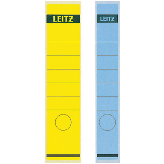 Rugetiket Leitz smal/lang 39x285mm zelfklevend wit