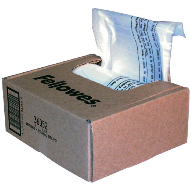 Papiervernietigerzak Fellowes 34liter 100stuks