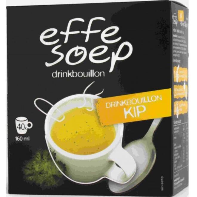 Effe Soep Drinkbouillon Kip – 3 dozen × 40 sticks