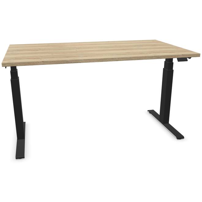 S-Line 140x80cm - Zwart / Halifax Naturel
