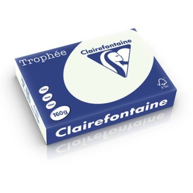 Kopieerppaier Clairefontaine Trophee 80gr lichtgroen A4