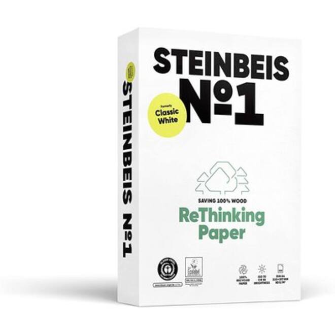 Kopieerpapier Vision (BE) classic white Steinbeis 80gr A4
