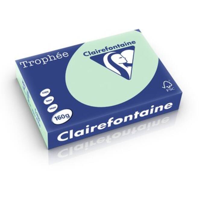 Kopieerpapier Trophee (BE) pastel groen 120gr A4 1216