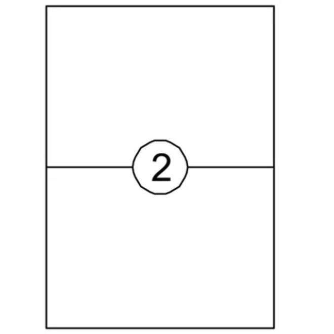 Etiket '086189 A4 210mm x148mm (standaard kleefkracht)