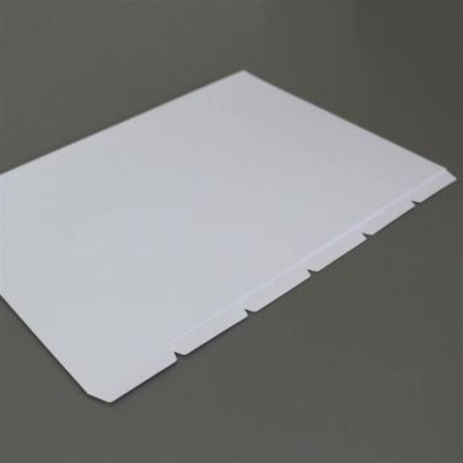 Nauta Tabbladen A4 160 G/M² Wit 210 X 297 mm Dakpan/Blok 5-Delig Straight Tbwa415160