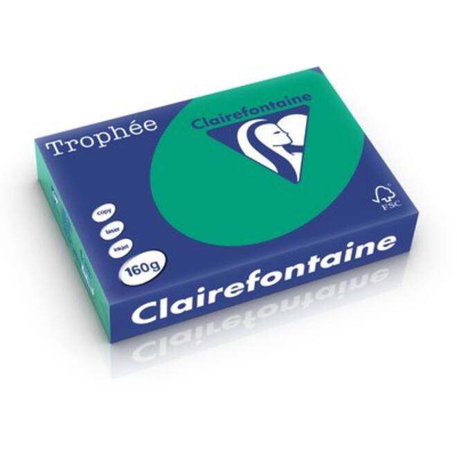 Clairefontaine Trophee (BE) intensief 80g/m² dennengroen 1783 210 x 297 mm A4 LG