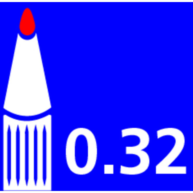 Balpen Bic 4kleuren grip medium lichtblauw