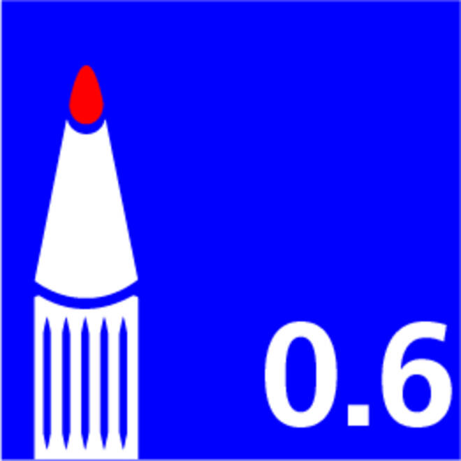 Viltstift edding 8011 rond cleanroom fijn zwart