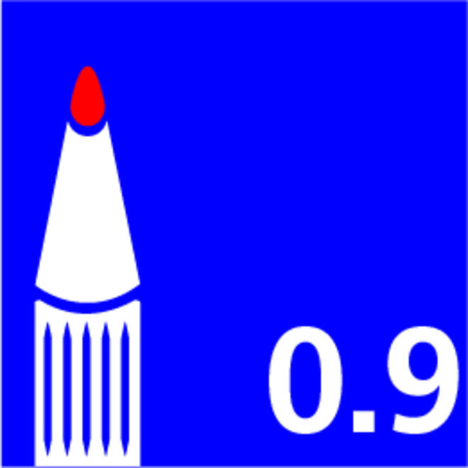 Vulpotlood Pentel A319 HB 0.9mm geel