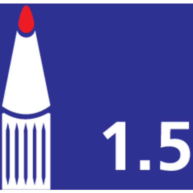 Viltstift Artline 70 rond 1.5mm rood