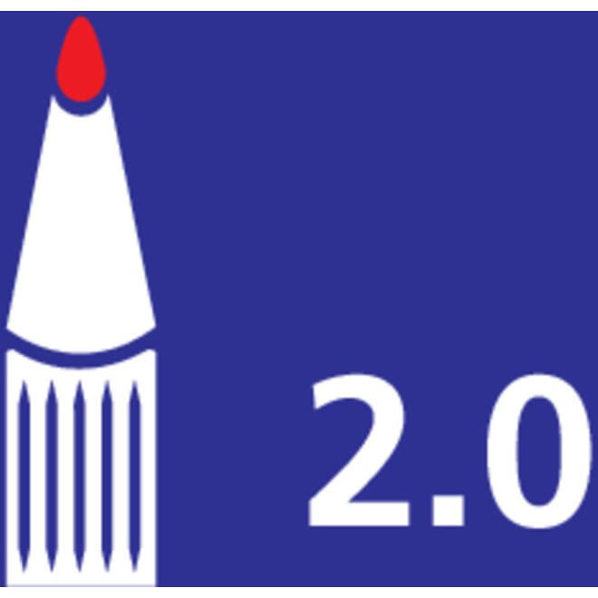Viltstift Staedtler 356 voor flipover rond 2mm 4 stuks assor